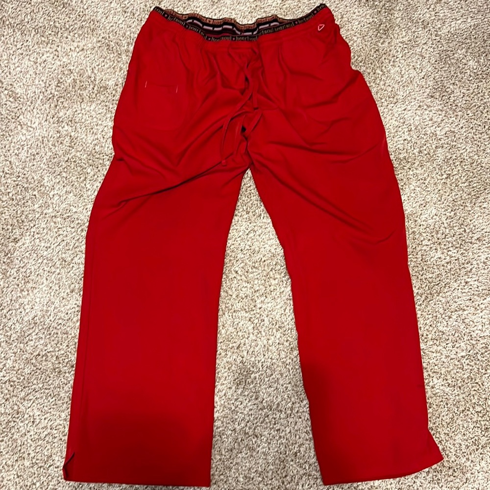 2xl petite heart and soul scrub pants